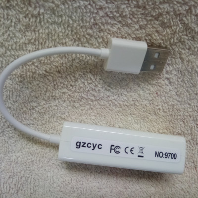 Cáp USB to LAN - Cáp nối từ cổng USB ra cổng mạng LAN - Cáp usb to LAN có dây, màu trắng - Hàng chính hãng