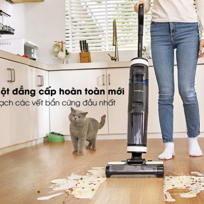 Combo Máy Hút Bụi Lau Nhà Thông Minh Tineco Floor One S3 - Xử Lý Khô & Ướt - Tự Động Vệ Sinh + Trục Lăn + Nước Lau Sàn