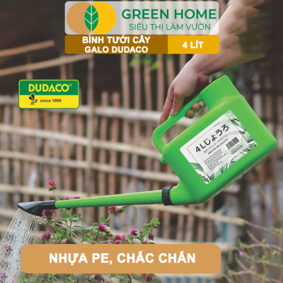 Bình Tưới Cây Vòi Sen GreenHome, Galo Dudaco, 4 Lít, 2 Chế Độ Tưới, Dễ Sử Dụng, Tháo Lắp Dễ Dàng, Độ Bền Cao
