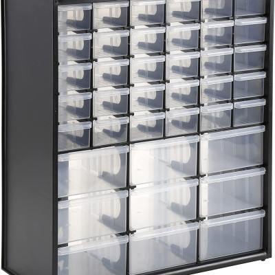 TỦ NHỰA ĐỰNG LINH KIỆN 39 NGĂN (36.5X15.5X41)CM STANLEY 1-93-981 - HÀNG CHÍNH HÃNG