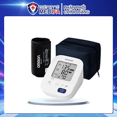 Máy Đo Huyết Áp Bắp Tay Omron HEM-7156T Có Kết Nối Bluetooth + Tặng Kèm Adapter Thường