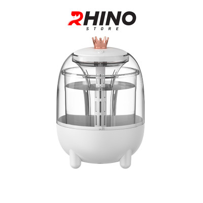 Máy phun sương xông tinh dầu tạo ẩm Rhino H105 dung tích 1000ml, không gây tiếng ồn, tích hợp đèn ngủ RGB nhiều màu