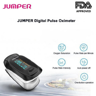 [Thương Hiệu Đức] Máy Đo Nồng Độ Oxy Và Nhịp Tim Jumper JPD-500D | Màn Hình Màu OLED 