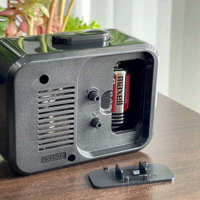 Đồng hồ Rhythm CRA839WR02 Kt 12.6 x 10.1 x 6.0cm, 195g Vỏ nhựa