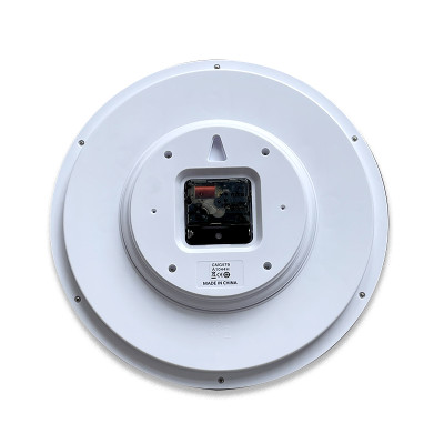 Đồng hồ Rhythm CMG579NR02. Kt 30.0 x 4.0cm, 0.63kg. Vỏ nhựa. Dùng Pin.