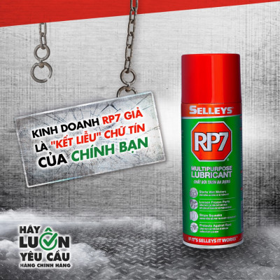 Chai Xịt Chống Rỉ Sét Và Bôi Trơn RP7-  SELLEYS -350G