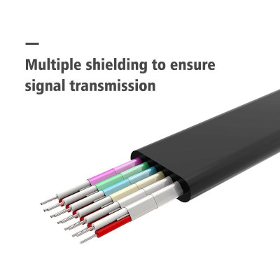 Ugreen UG30109HD120TK 1.5M màu Đen Cáp tín hiệu HDMI vỏ nhựa PVC cao cấp cáp dẹt - HÀNG CHÍNH HÃNG