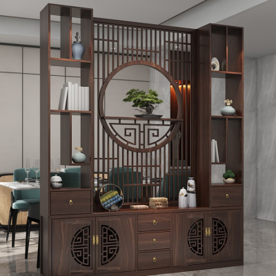 Vách ngăn phòng khách nhà bếp, Tủ kệ vách ngăn phòng 3VTK27