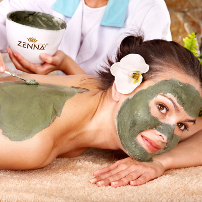 Mặt nạ bùn khoáng núi lửa kiểm soát dầu và mụn, thanh lọc độc tố, tái tạo da ZENNA Bentonite Clay 60g (10 túi/hộp) - Set du lịch - Phù hợp cho mọi loại da đặc biệt da dầu và mụn