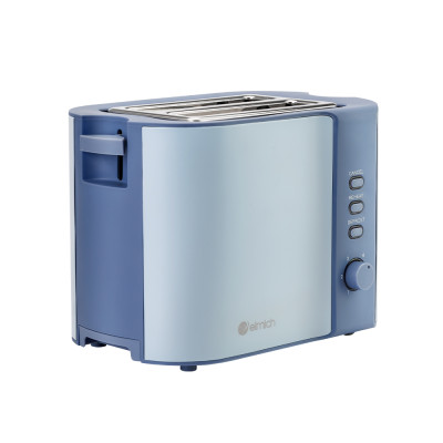 Máy nướng bánh mì Elmich TTE-8580, công suất 800W, 6 mức nhiệt điều chỉnh, 2 chế độ hâm nóng và rã đông, 1 khay treo bánh mì nướng thông minh, 2 khe nướng giúp nướng được các lát bánh có độ dày và kích cỡ khác nhau  - Hàng chính hãng
