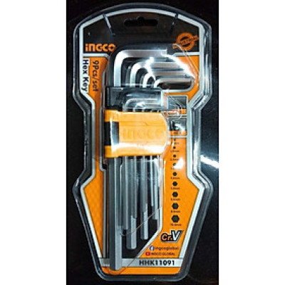Bộ 9 chìa lục giác Ingco HHK11091