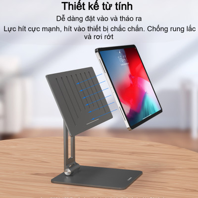 Giá đỡ hít nam châm Choetech H068 cho i-Pad pro 11inch và Choetech H069 cho i-Pad 12.9inch ( Hàng chính hãng)