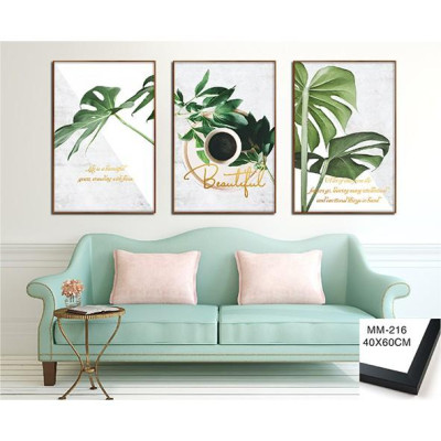 TRANH BỘ 3 TREO TƯỜNG CỠ ĐẠI (30 x 40cm x3 bức) - PHONG CÁCH BẮC ÂU- TB31009FGC9