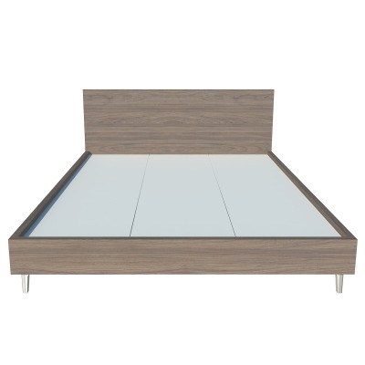 Giường ngủ cao cấp Tundo màu xám 160cm x 200cm