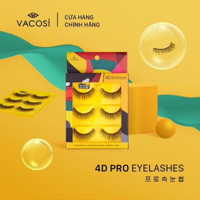 LÔNG MI GIẢ CHUYÊN NGHIỆP VACOSI 4D - ED02