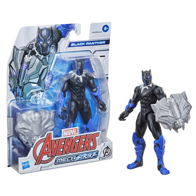 Đồ Chơi MATTEL AVENGERS Mô Hình Black Panther Dòng Mech Strike 6 Inch F1667
