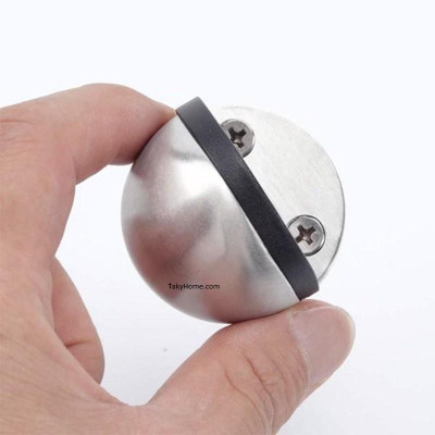 Chặn Cửa Bán Nguyệt , Chống Va Đập Cánh Cửa Với Tường, Miếng 3M Dán Sàn, Không Khoan. TakyHome 1100