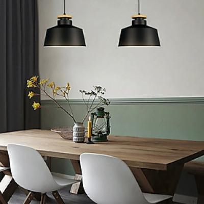 Đèn treo trang trí trần phòng khách phòng ngủ phòng bếp bàn ăn quán dạng chuôi gỗ Bảo hành 24 tháng