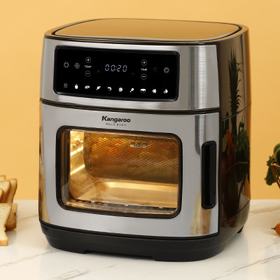 Lò chiên không dầu 12L Kangaroo KG12AF1A - Rapid Air - 1800W - Hàng chính hãng, Bảo hành 12 tháng
