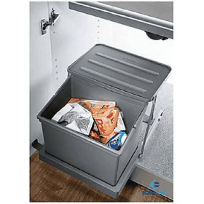 Thùng đựng rác 1 khoang gắn cánh 1-Compartment Trash Can with Wings Attached