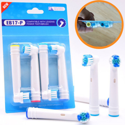 Set đầy đủ nhiều mã Bộ 4 đầu bàn chải đánh răng điện máy Oral B Braun chăm sóc răng miệng toàn diện – MIHOCO OralB Model EB-Hàng chính hãng