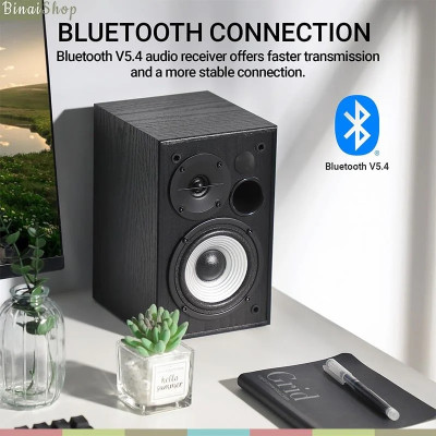 Edifier R990BT - Loa Bookshelf 2.0 Active, Bluetooth 5.4, Công Suất 24W, Đầu Vào RCA Kép Đa Dạng Với Điện Thoại, Máy Tính - Hàng Chính Hãng