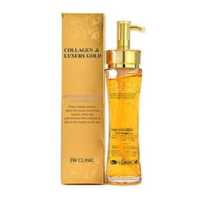 Tinh chất dưỡng trắng, tái tạo da chống lão hóa 3W Clinic Collagen & Luxury Gold Revitalizing Comfort Gold Essence 150ml