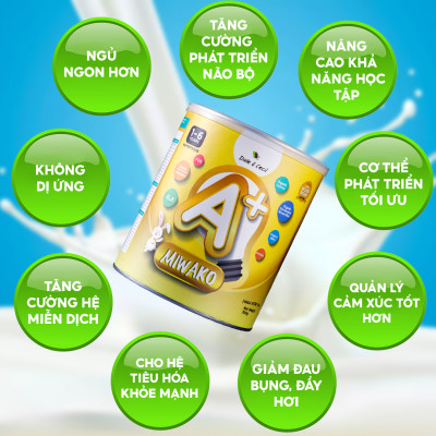 (Date mới) Sữa Hữu Cơ Miwako A+ Hộp 700g Vị Vani Nhập Khẩu Malaysia, Sữa Hạt Organic Dinh Dưỡng Phát Triển Trí Não & Chiều Cao Cho Bé Từ 1-6 Tuổi Vị Ngọt Thanh Dễ Uống