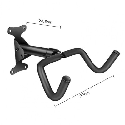 Giá treo xe đạp gắn tường ngang 2 nhánh MTR-360 có điều chỉnh nghiêng 360 độ, gập gọn lên 90 độ, kéo dài thu gọn (đầy đủ phụ kiện) + kèm dây buộc bánh xe - Mai Lee