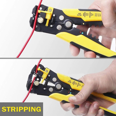 Kìm Bấm Cos Dây Điện Đa Năng Tolsen – Hỗ Trợ Tuốt & Cắt Dây Chính Xác