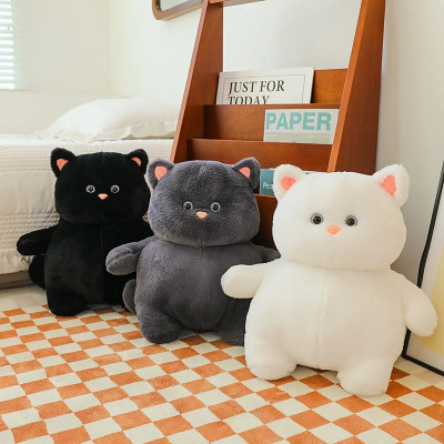 Thú nhồi bông mèo con bụng bự đáng yêu - Size 45cm - Quà tặng gấu bông mèo béo êm mịn cho bé.