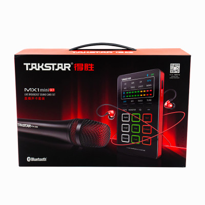 Combo trọn bộ mic thu âm chính hãng Takstar MX1 mini, tai nghe Ts-2260 và đầy đủ phụ kiện thu âm, livestream, hát karaoke online - AVSTAR - hàng chính hãng 