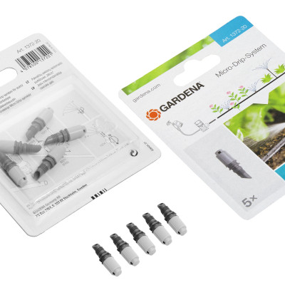 Bộ 5 đầu tưới hẹp Gardena (1 hướng) 01372-20