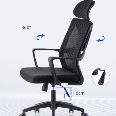 Ghế Văn Phòng Dành Cho Sếp - Lưng Cao có Tựa Đầu Hỗ Trợ Lưng  9199 (giúp làm việc cả ngày không lo mệt mỏi) 