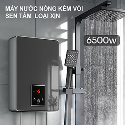 Máy Nước Nóng Trực Tiếp Cảm Ứng LCD – Chống Giật An Toàn, Cảm Biến Nhiệt Thông Minh, Kèm Vòi Sen Cao Cấp