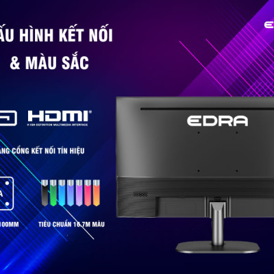 Màn hình máy tính gaming E-Dra EGM24F100P 24 inch FullHD 100hz - Hàng chính hãng