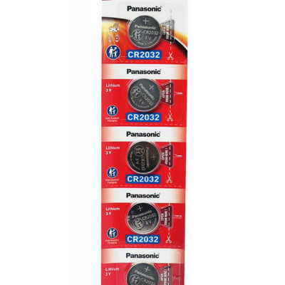 5 Viên Pin CR2032 3V Panasonic Lithium thay pin Smartkey , Cmos , Pin thay Airtag - Hàng chính hãng