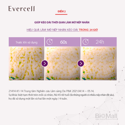 "Giải pháp chuyên gia chống Nếp nhăn sâu Công nghệ Tế bào gốc EVERCELL Deep Wrinkle Solution Expert 10ml  "