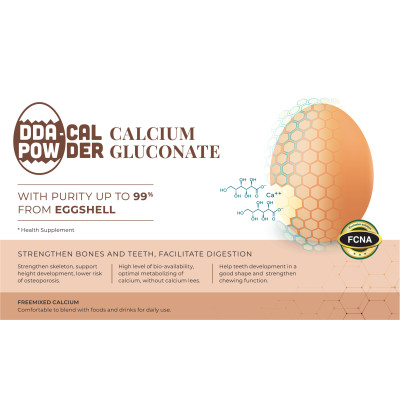 Canxi hữu cơ tinh khiết từ vỏ trứng gà