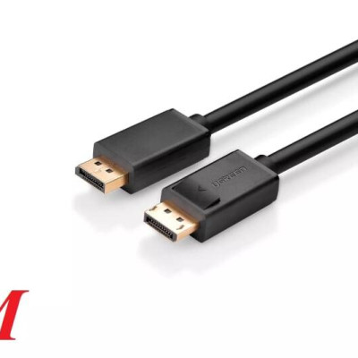 Ugreen UG10244DP102TK 1M Màu Đen Cáp 2 Đầu Displayport chuẩn V1.2 thuần đồng - HÀNG CHÍNH HÃNG