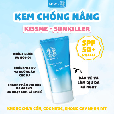 Essence Chống Nắng Bảo Vệ Toàn Diện SunKiller Kissme Perfect Water Essence N 50 G