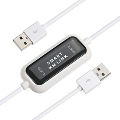 Cáp USB Chuyển Đổi Dữ Liệu Kết Nối Máy Tính Với Máy Tính Đồng Bộ Bàn Phím Chuột Smart KM Link - Hàng Nhập Khẩu