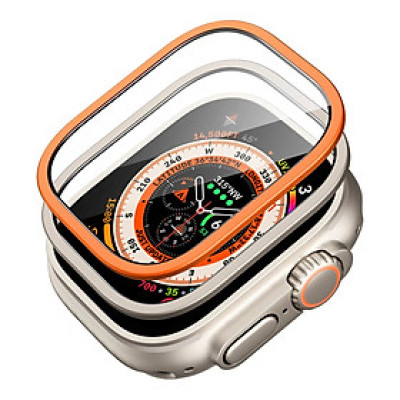 Combo 2 Miếng Dán Cường Lực Màn Hình Kèm Khung Viền Cho Apple Watch Ultra/ Ultra 2, ESR Ultra Armorite Screen Protector_ Hàng Chính Hãng