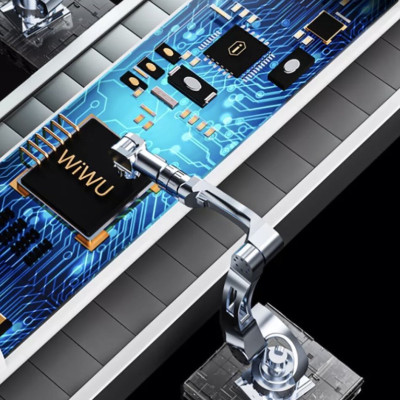 Bút Cảm Ứng Wiwu Pencil W Dành Cho Ipad Sạc Không Dây Từ Tính, Có Chỉ Báo Pin Trên Thân Bút - Hàng Chính Hãng