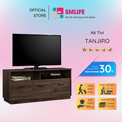 Kệ để tivi phòng ngủ thanh lịch SMLIFE Tanjiro