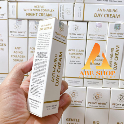 Kem PEONY WHITE DAY CREAM - Dưỡng Trắng - Xóa Thâm Nám - Giảm Tàn Nhang - Làm Đều Màu Da Ban Ngày 30ml
