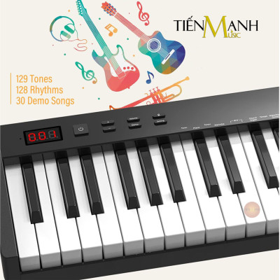 Đàn Piano Điện Konix PH88S - Đàn, Chân, Bao, Nguồn - 88 Phím nặng Cảm ứng lực Có Loa PH88 Hàng Chính Hãng