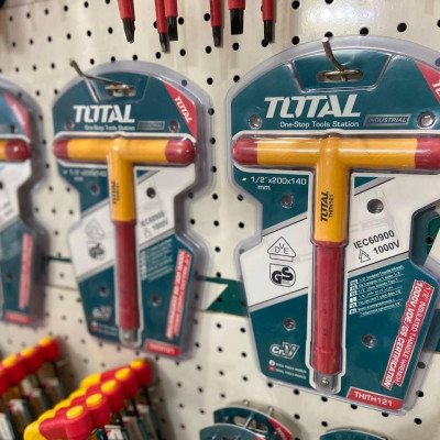 TAY VẶN CHỮ T CÁCH ĐIỆN 1/2" TOTAL THITH121 - HÀNG CHÍNH HÃNG