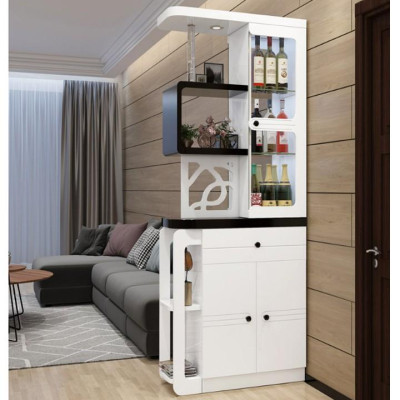 Tủ Vách Ngăn Gỗ MDF Nhập Khẩu Juno Sofa HHP-TVN1904-08 Cao Cấp