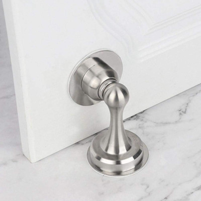 Bộ chặn cửa nam châm chống va đạp inox 304 mẫu dán Hobby Home Decor CC1